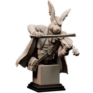 AE003618 Zobbin Lightfiddle (BUST) -- Loot Studios