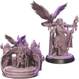 AE003347 Víssfinnr, the Raven Queen Throne -- Loot Studios