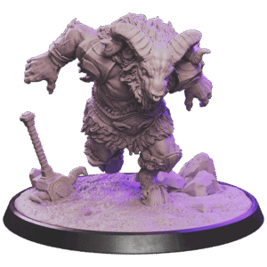 AE003355 Weregoat – Hybrid Form -- Loot Studios