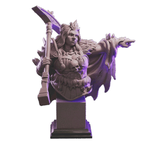 AE003410 Translucent Crystal, Kragudür Princes Bust -- Loot Studios