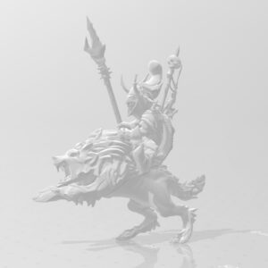 AE003728 Khan on wolf -- Lost Kingdom