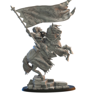 AE003734 General con Estandarte a pie y Caballo -- Lost Kingdom