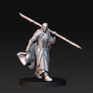 AE003647 Capitan y Estandartes  Elfos de Rivendel -- Davale Games