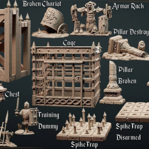 AE003563 Objetos The Crimson Sand Arena -- Loot Studios