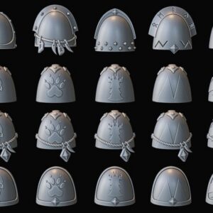 AE003757 Hombreras Lobos Espaciales Exterminadores y normales -- Lobos Espaciales