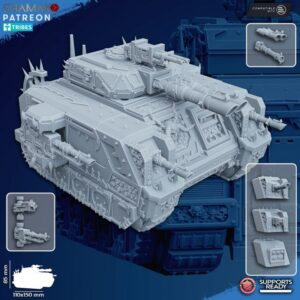 AE003855 Heretic Armored Tank -- Ghamak