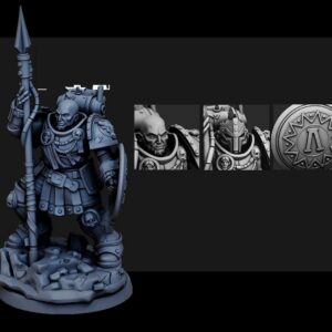 AE003793 Heroe Marine con Lanza -- Marines Espaciales