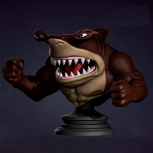 AE003822 Street Sharks -  Jab (Bust) -- Street Sharks