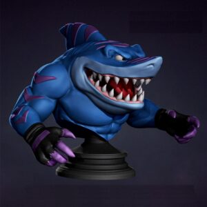 AE003825 Riptster (bust) -- Street Sharks