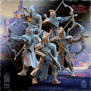 AE003779 Arqueros Elves (5 Modelos) -- Seven Kindoms