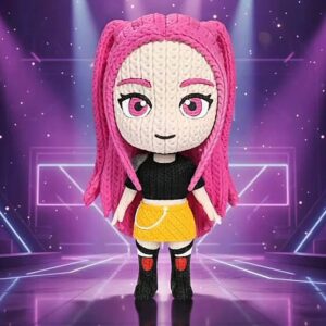 AE003931 Mira (Knitted) -- Mira- Kpop Demon Hunter