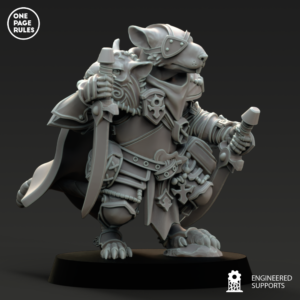 AE003936 Capitan Ratmen (4 Modelos) -- One Page Rules