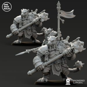 AE003959 Ogre Rat Captain -- One Page Rules