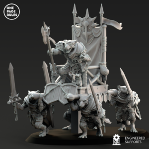AE003938 War Throne Ratmen -- One Page Rules