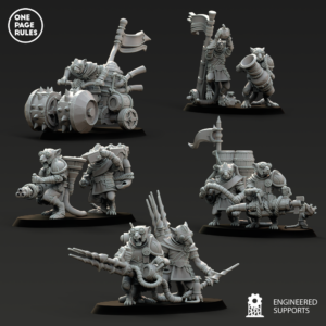 AE003939 Ratmen Weapon Teams -- One Page Rules
