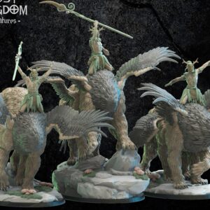 AE004122 Raiders (2 monturas) -- Elfo Oscuro