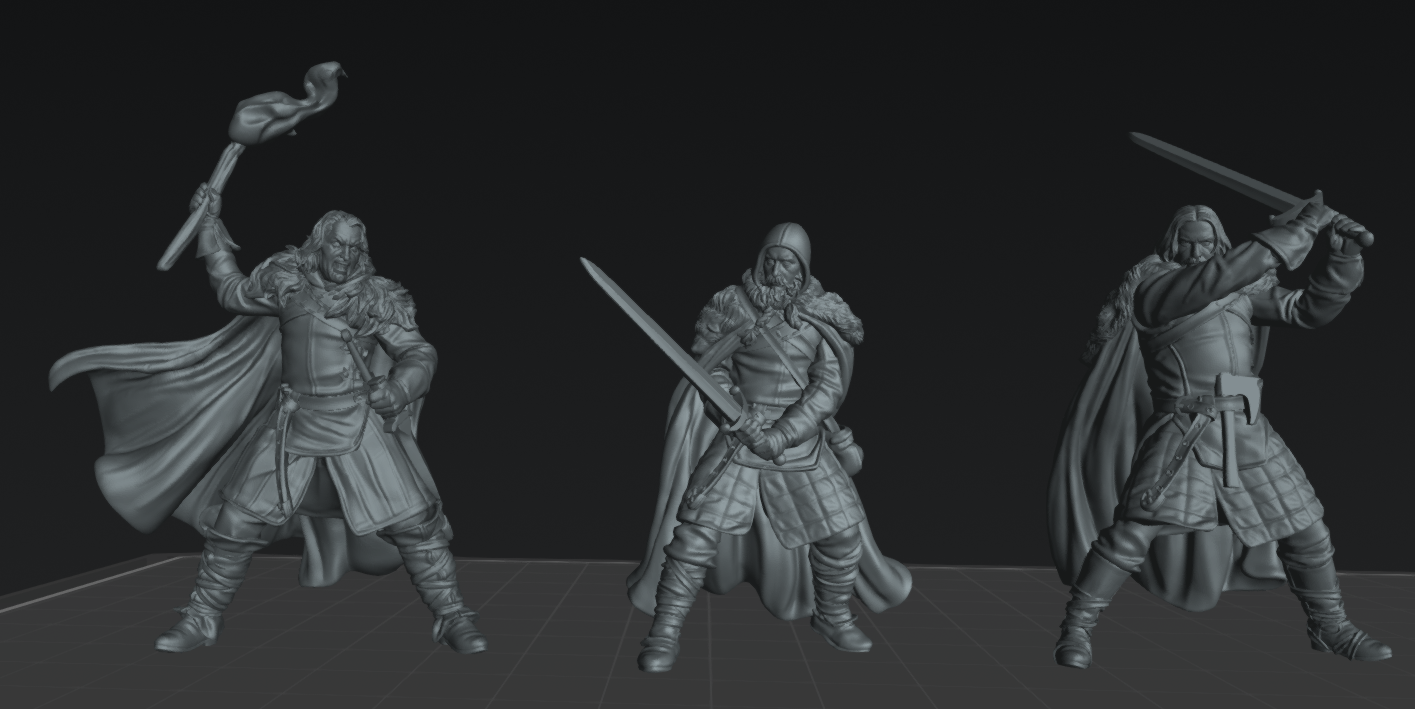 AE004055 Hermanos de la noche (3 Modelos) -- Juego de Tronos