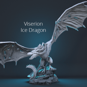 AE004460 Viserion Ice Dragon -- Juego de Tronos