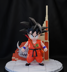 AE004181 Goku niño -- Dragoon Miniatures