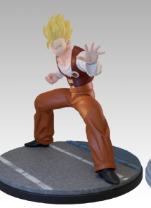 AE004213 Son Gohan SSJ1 -- Dragoon Miniatures