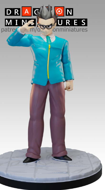 AE004233 Gohan GT (versión SSJ y Base) -- Dragoon Miniatures