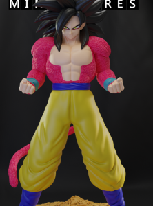 AE004239 Goku SSJ4 -- Dragoon Miniatures