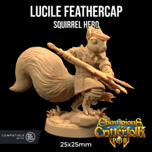 AE004442 Lucile Feathercap -- Critterfolk