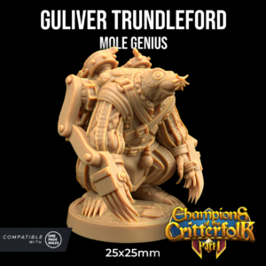AE004429 Guliver Trundleford, Mole Genius -- Critterfolk
