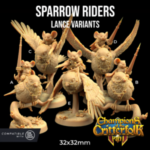 AE004437 Gorriones Voladores -- Critterfolk