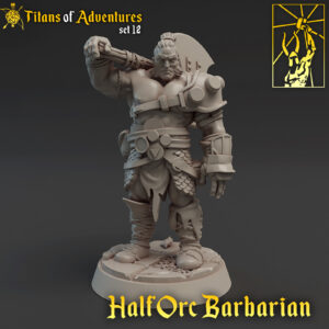 AE004384 Burn El Medio Orco Barbaro -- Rol