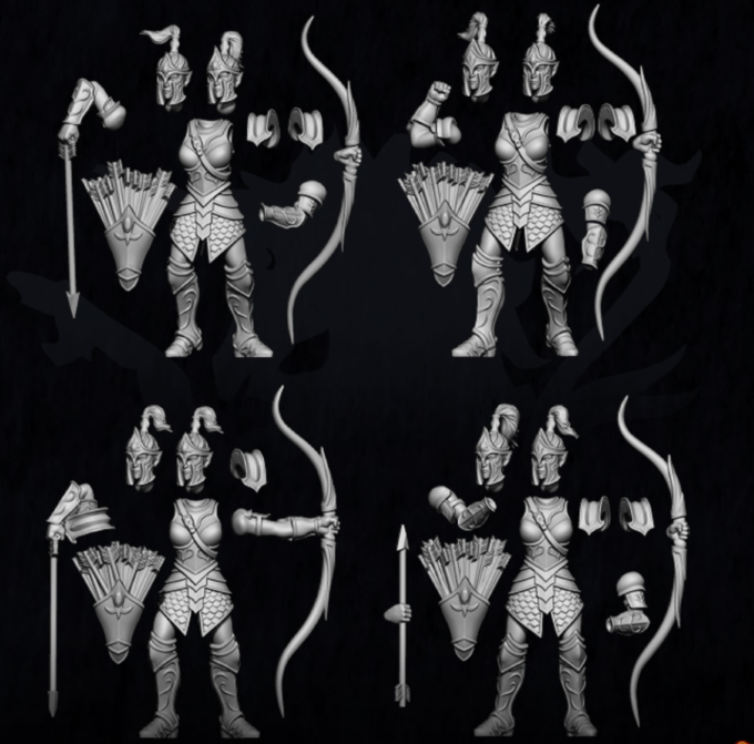 AE004541 ShieldMaiden-Archers -- LastSword - Image 3