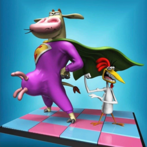 AE004575 Sooby Doo -- Cow and Chicken