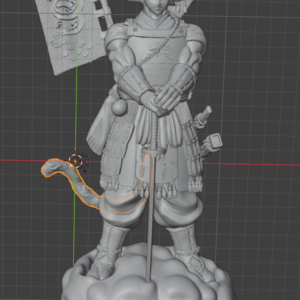AE004580 Son Goku Samurai -- Dragon Ball