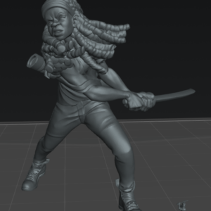 AE004658 Michonne   -- Walkin Dead
