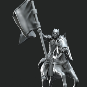 AE004731 Capitan de Gondor con Estandarte -- Davale Games