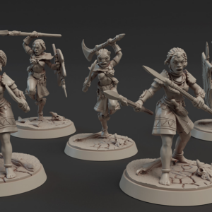 AE004922 Wakaturu Warriors (Modulares-Femeninos) -- Barbaros